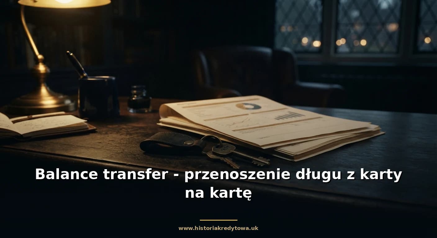 Balance transfer - przenoszenie długu z karty na kartę
