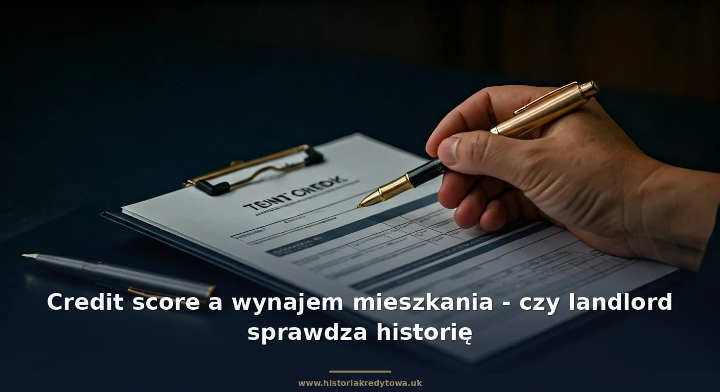 Credit score a wynajem mieszkania - czy landlord sprawdza historię
