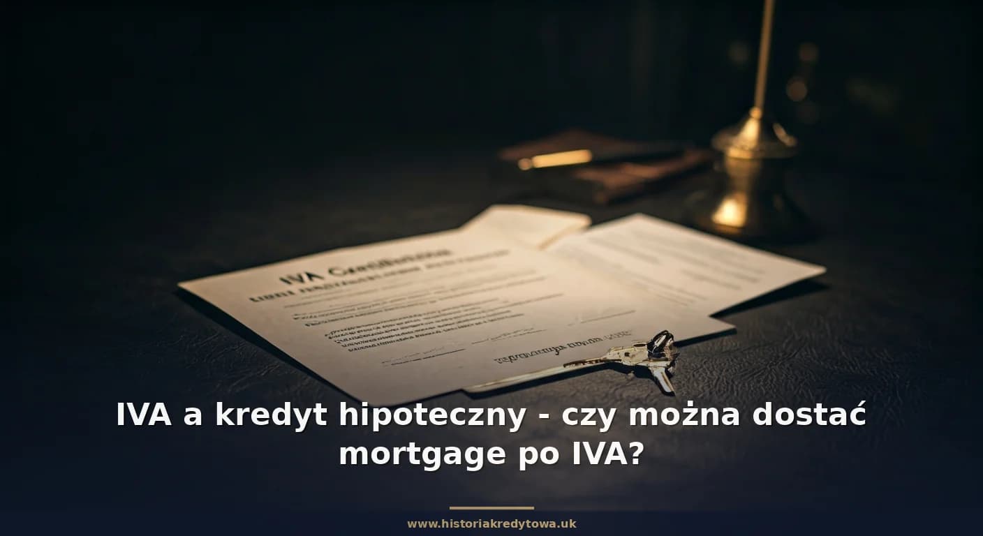 IVA a kredyt hipoteczny - czy można dostać mortgage po IVA?