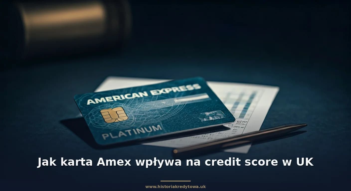 Jak karta Amex wpływa na credit score w UK