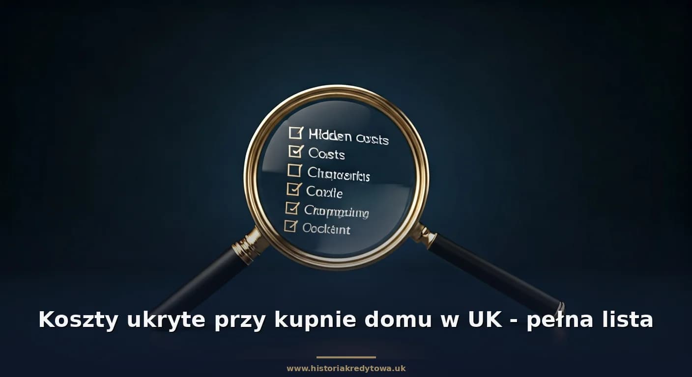 Koszty ukryte przy kupnie domu w UK - pełna lista