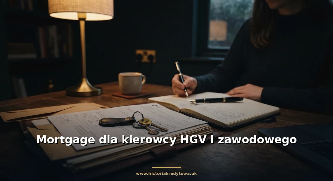 Mortgage dla kierowcy HGV i zawodowego