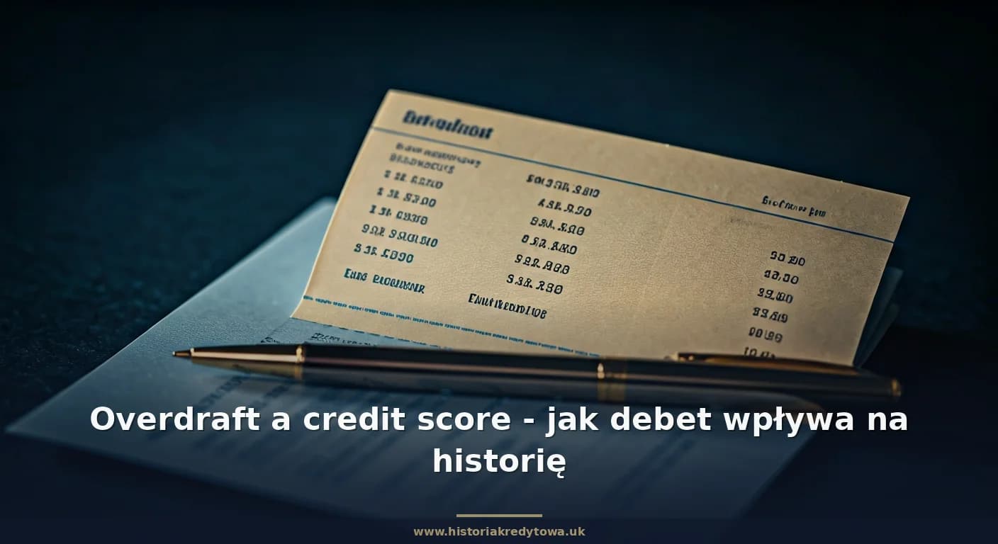 Overdraft a credit score - jak debet wpływa na historię