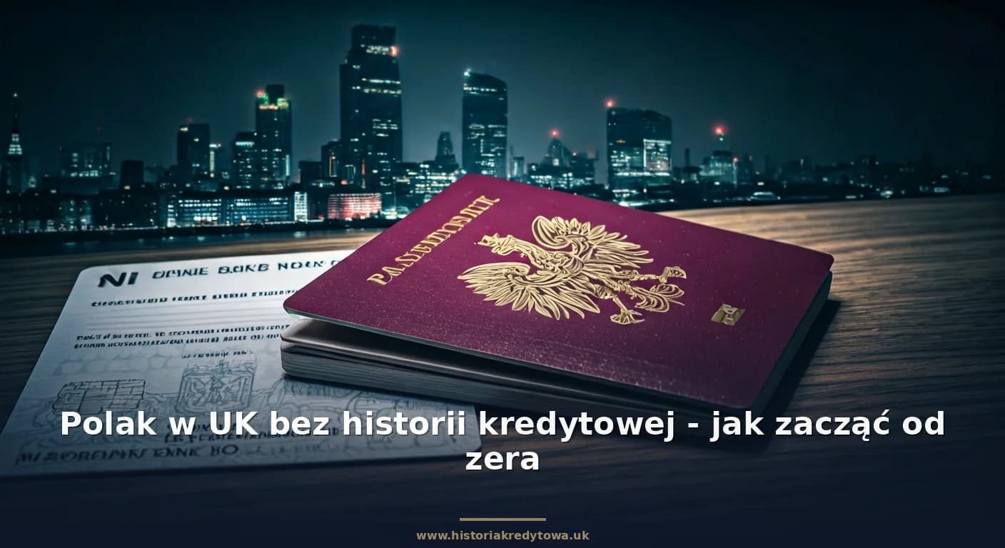 Polak w UK bez historii kredytowej - jak zacząć od zera