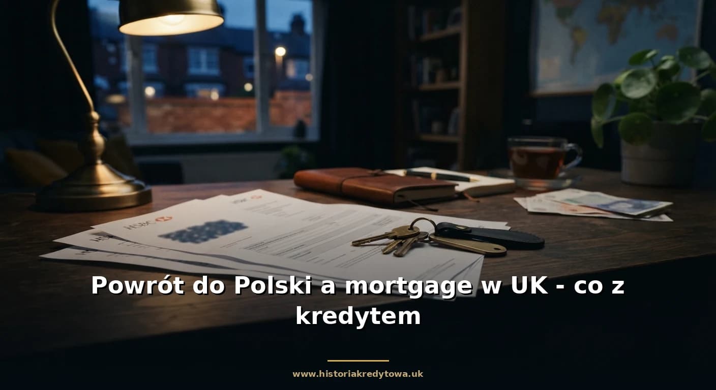 Powrót do Polski a mortgage w UK - co z kredytem