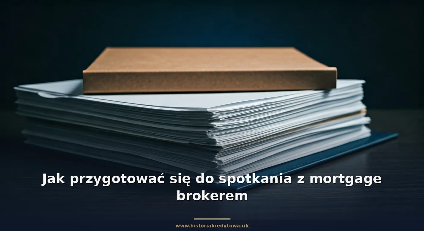 Jak przygotować się do spotkania z mortgage brokerem