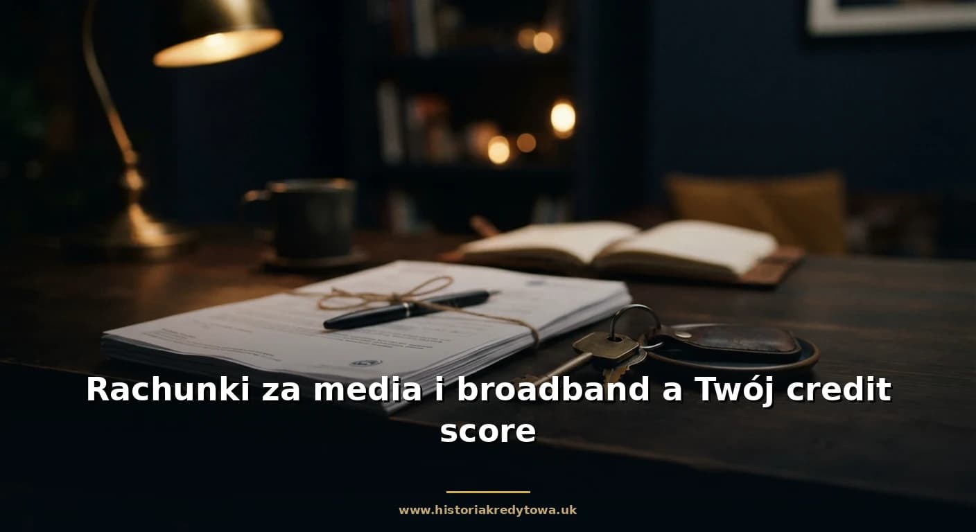 Rachunki za media i broadband a Twój credit score