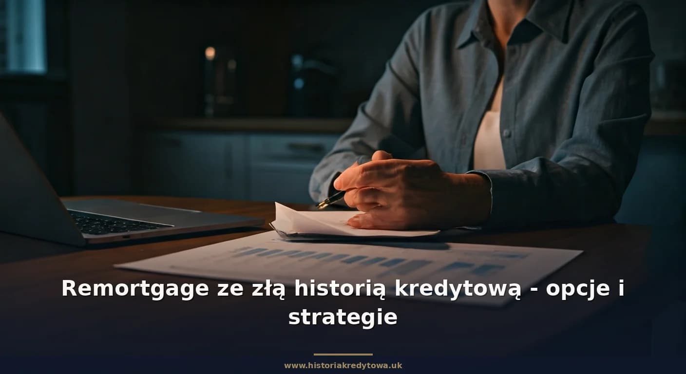 Remortgage ze złą historią kredytową - opcje i strategie