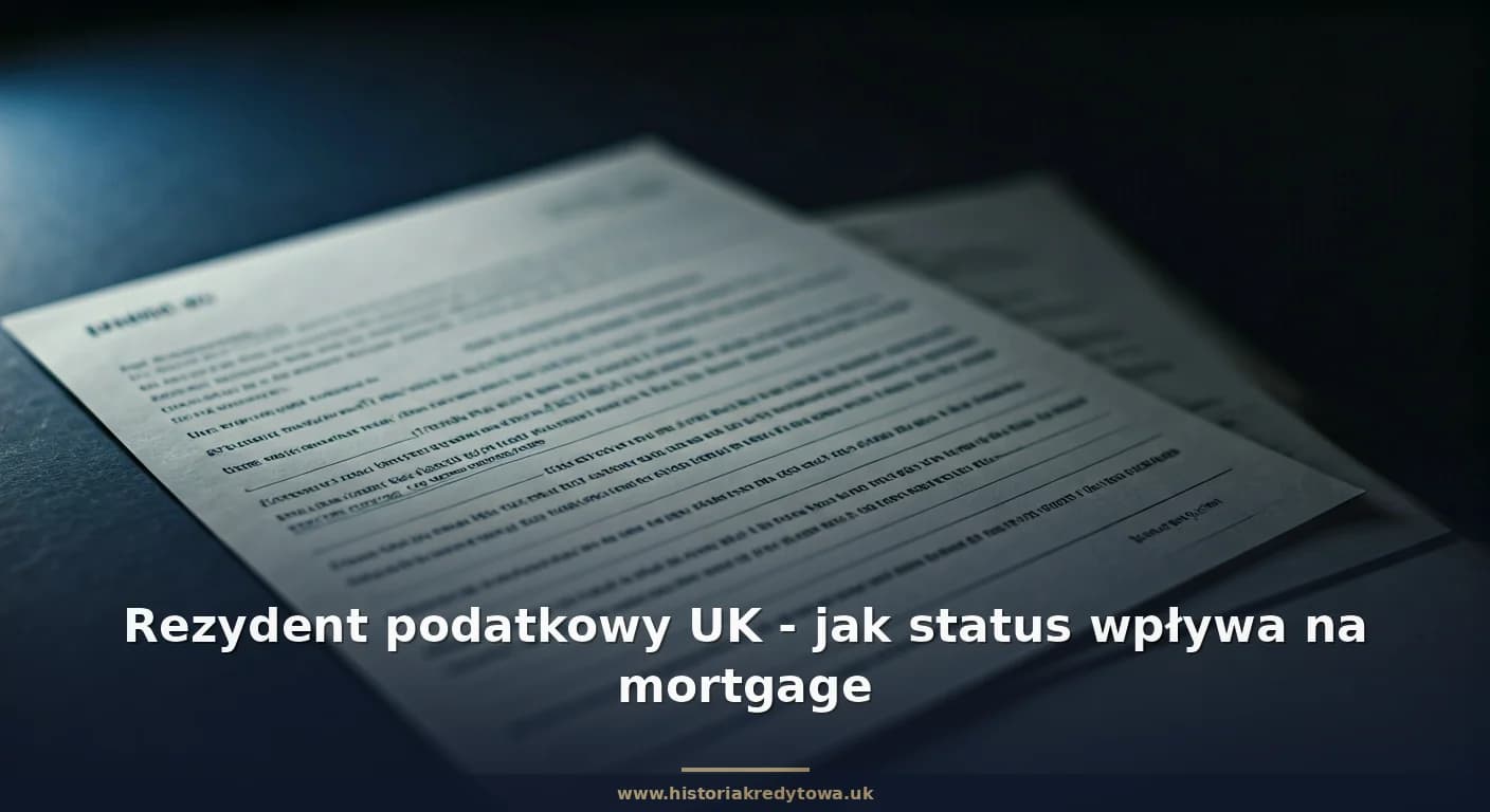 Rezydent podatkowy UK - jak status wpływa na mortgage