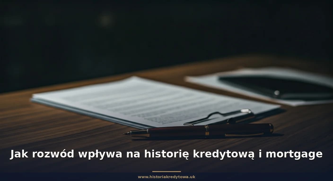 Jak rozwód wpływa na historię kredytową i mortgage