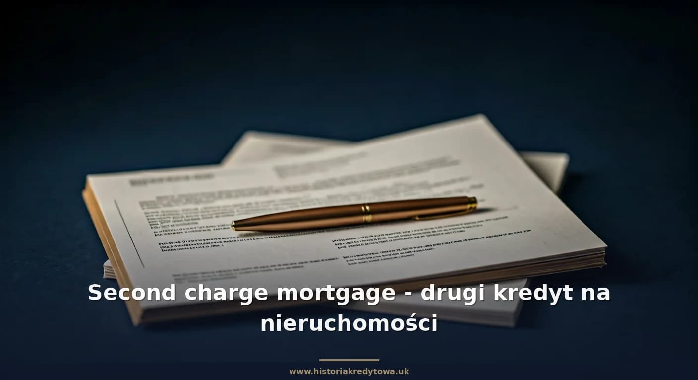 Second charge mortgage - drugi kredyt na nieruchomości