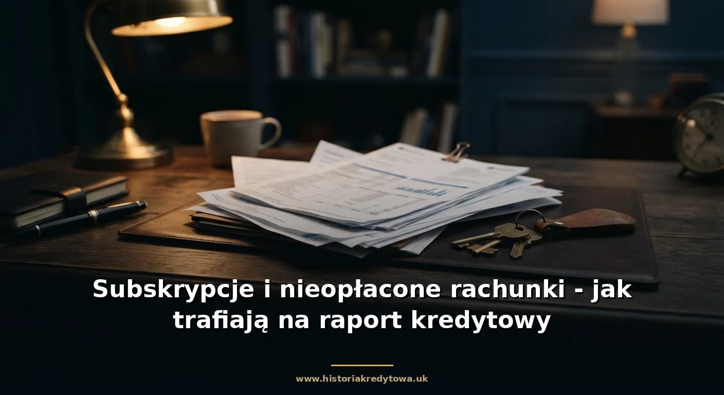 Subskrypcje i nieopłacone rachunki - jak trafiają na raport kredytowy