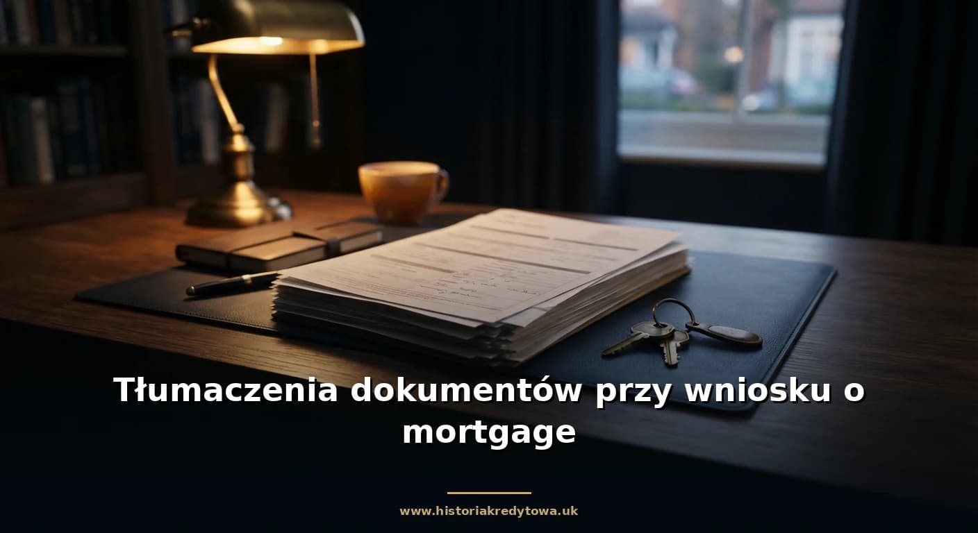 Tłumaczenia dokumentów przy wniosku o mortgage