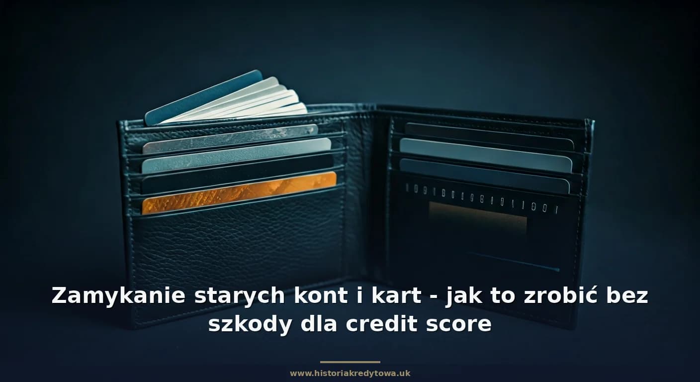 Zamykanie starych kont i kart - jak to zrobić bez szkody dla credit score