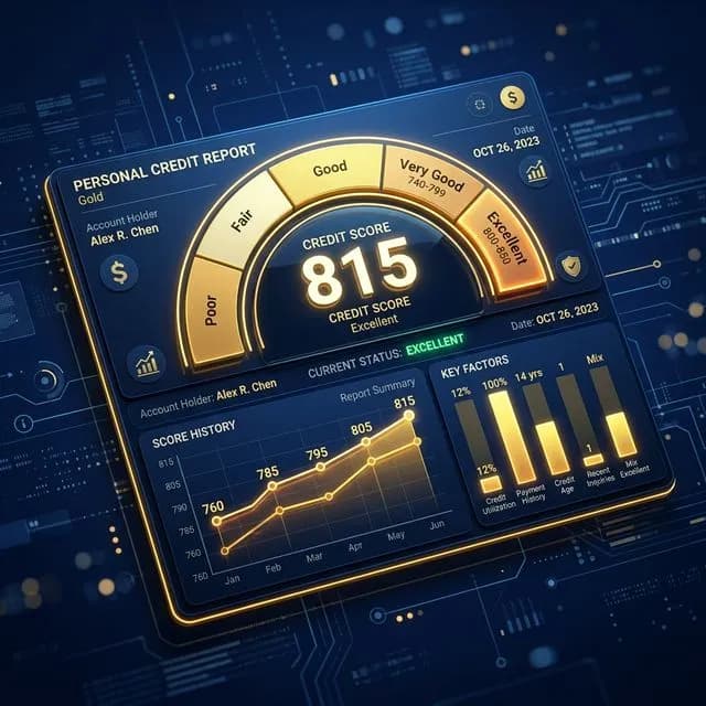 Złoty wykres finansowy