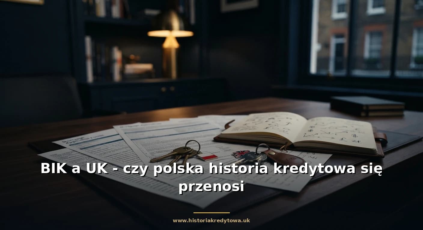 BIK a UK - czy polska historia kredytowa się przenosi