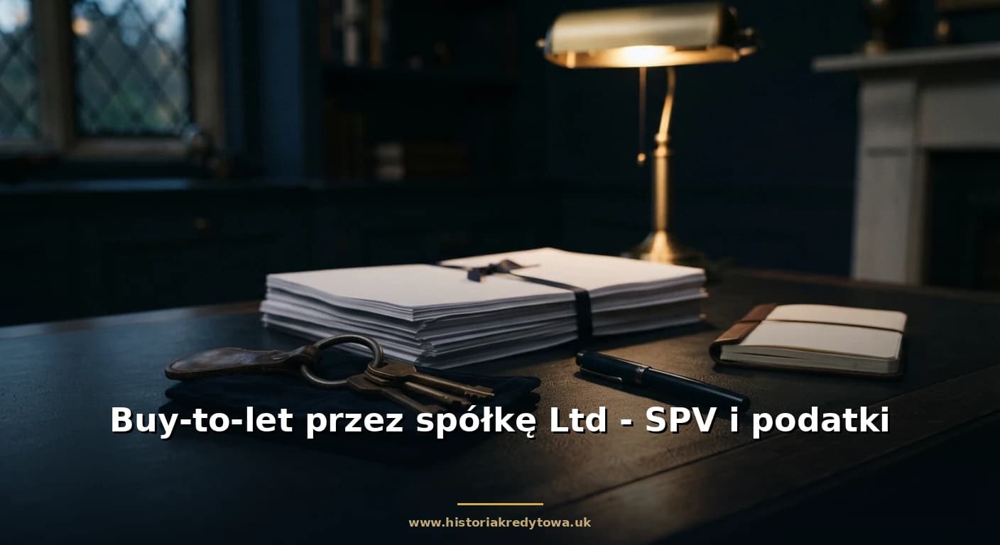Buy-to-let przez spółkę Ltd - SPV i podatki