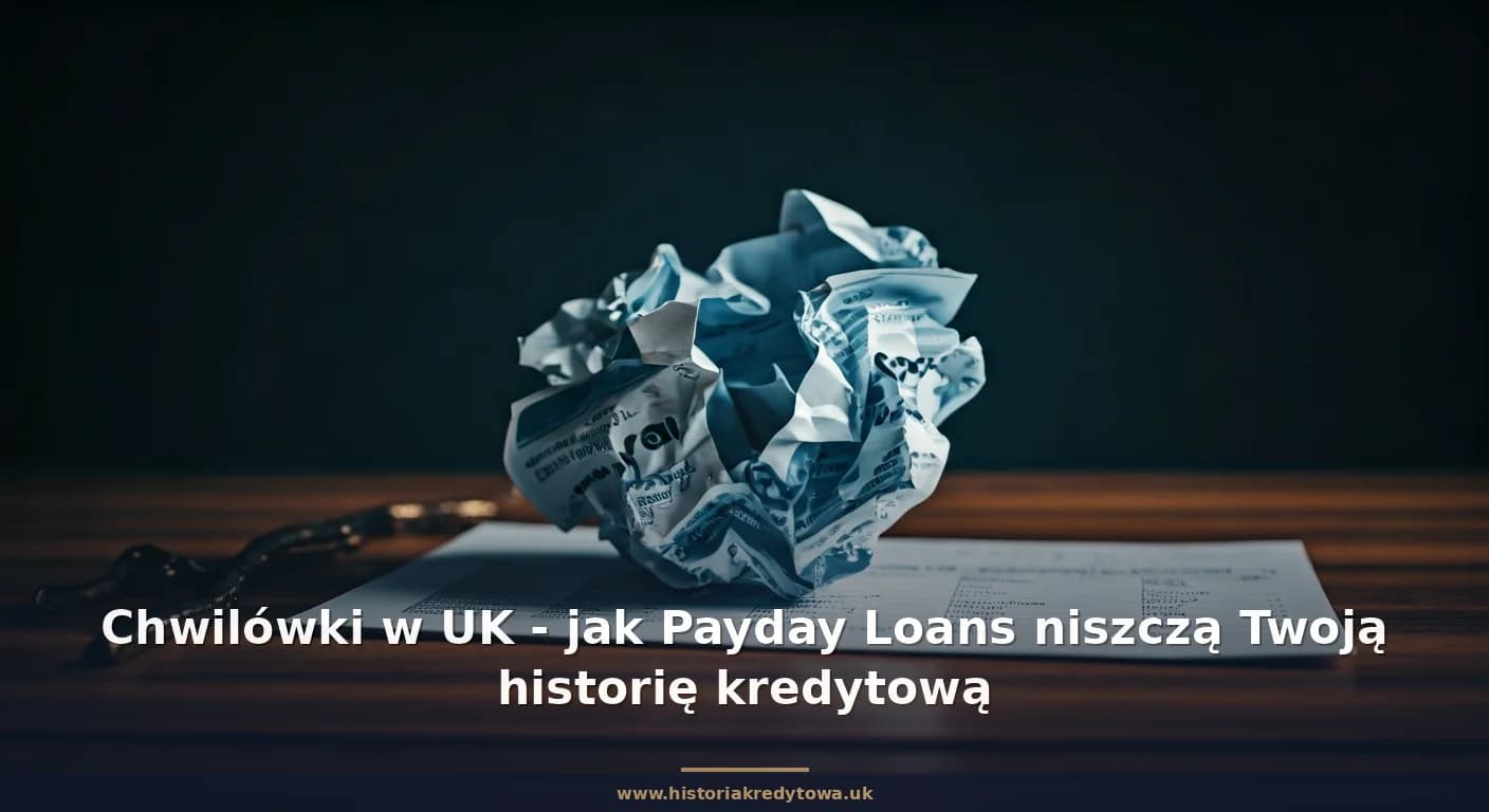 Chwilówki w UK - jak Payday Loans niszczą Twoją historię kredytową