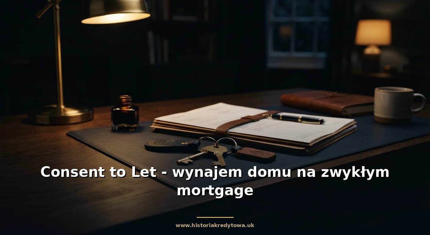 Consent to Let - wynajem domu na zwykłym mortgage