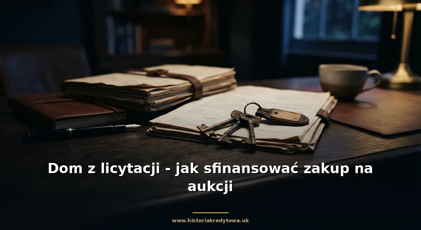 Dom z licytacji - jak sfinansować zakup na aukcji