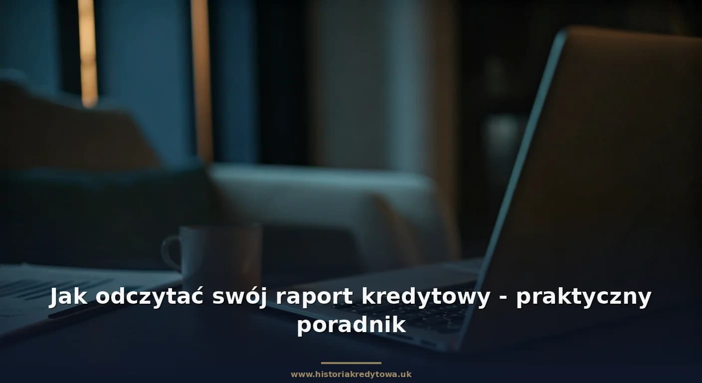Jak odczytać swój raport kredytowy - praktyczny poradnik