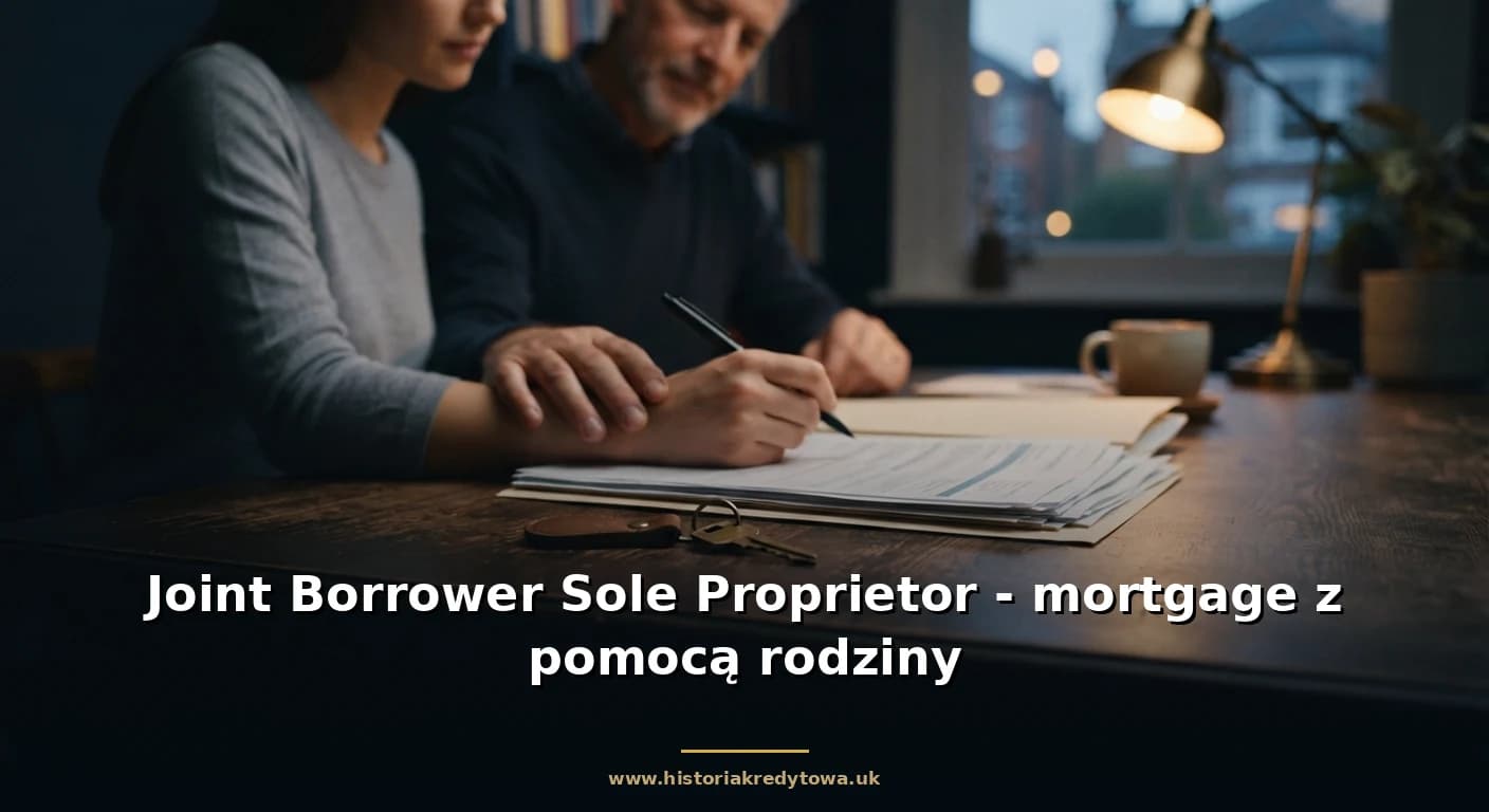 Joint Borrower Sole Proprietor - mortgage z pomocą rodziny