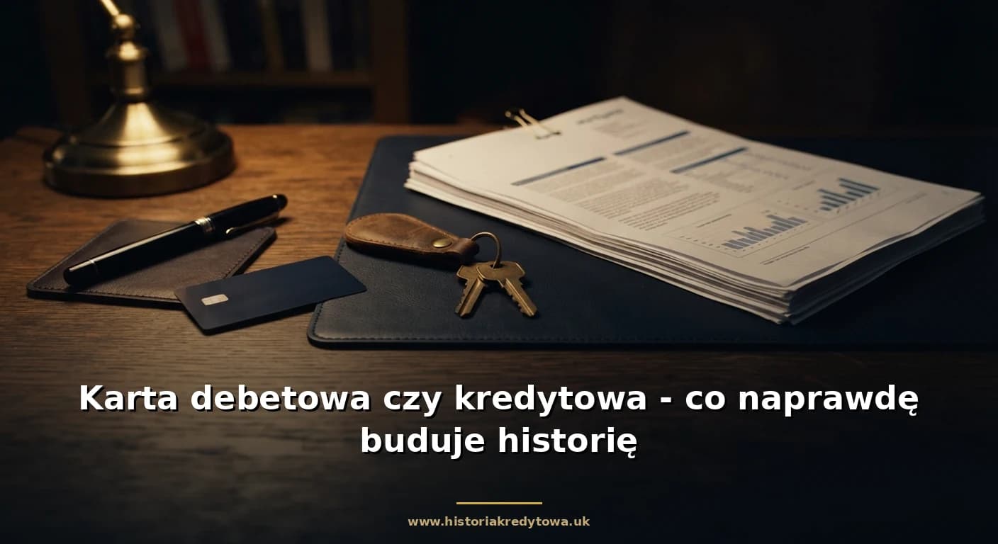 Karta debetowa czy kredytowa - co naprawdę buduje historię