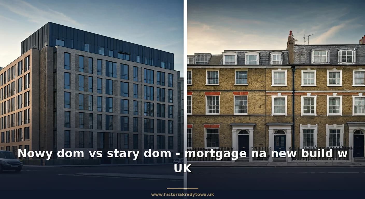 Nowy dom vs stary dom - mortgage na new build w UK