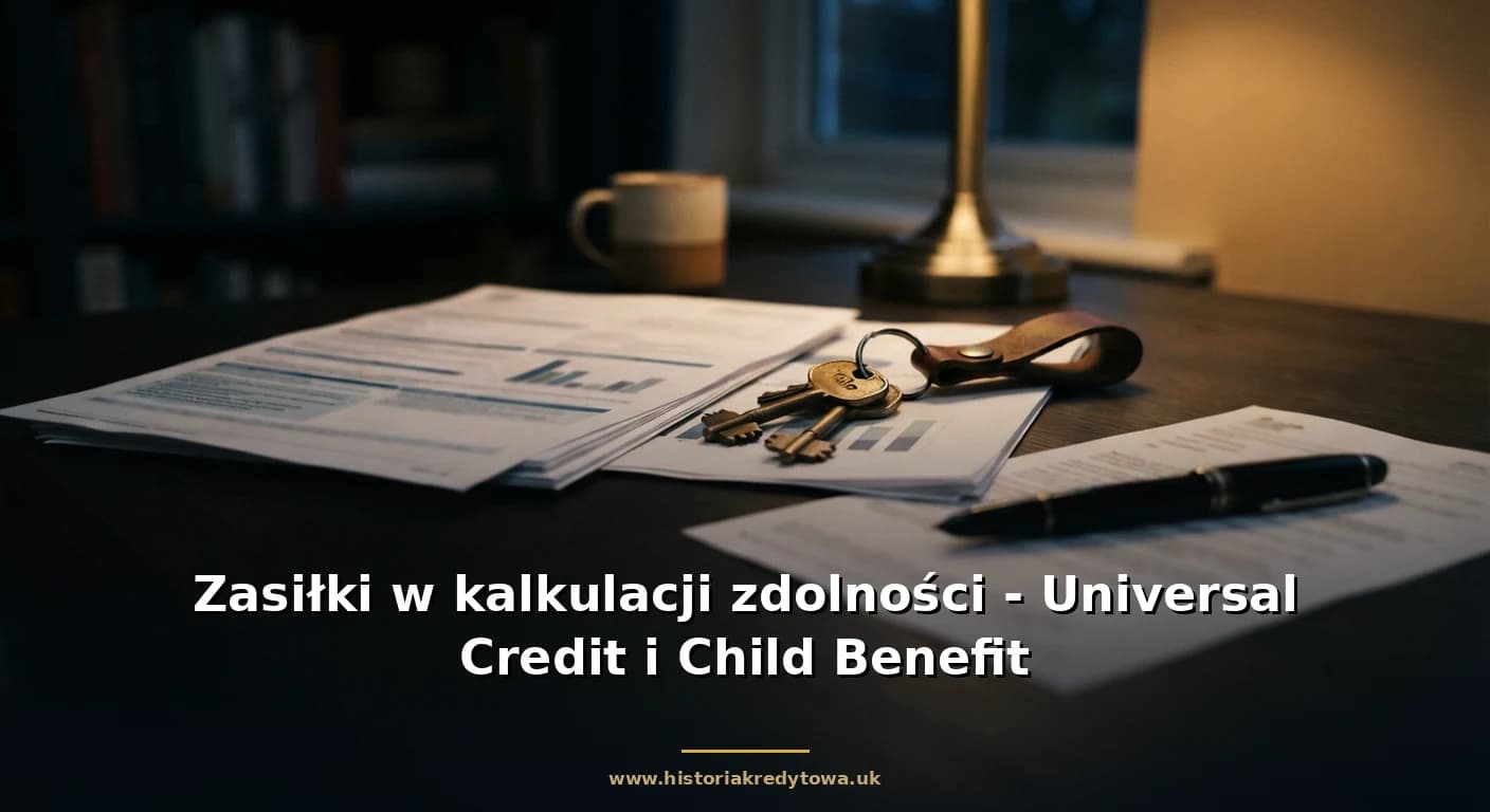 Zasiłki w kalkulacji zdolności - Universal Credit i Child Benefit